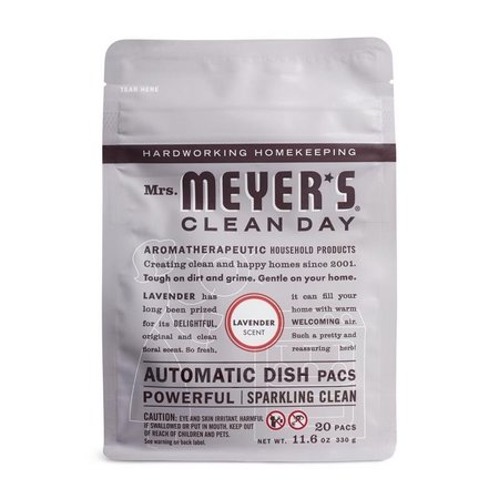 MRS. MEYERS CLEAN DAY Clean Day Lavender Scent Powder Dishwasher Detergent 12.7 oz , 20PK 14164
